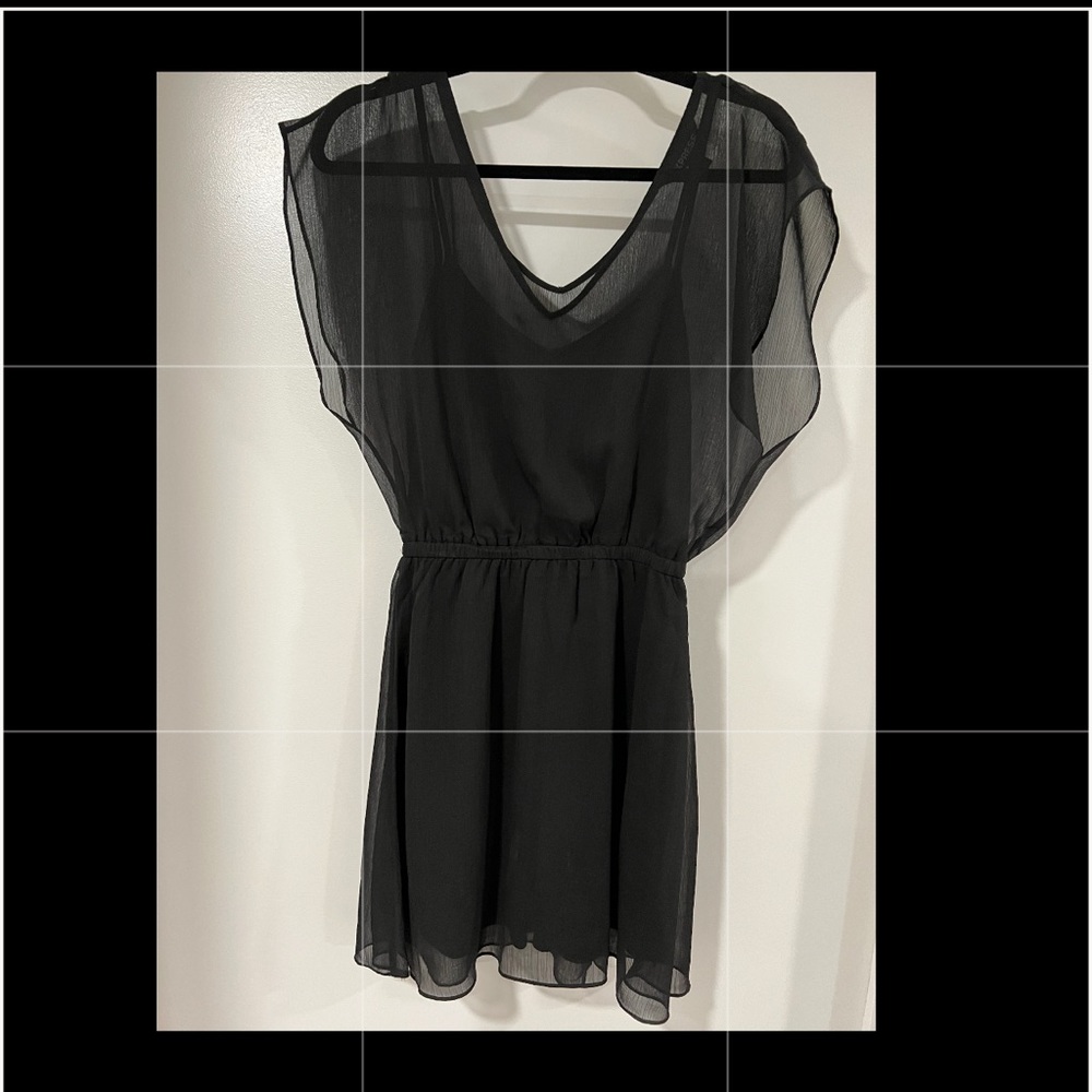 EXPRESS BLACK SHEER DRESS